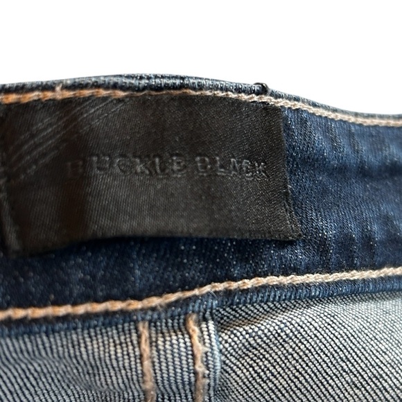 Buckle Black BBW1138 Womens Girlfriend 34 High Rise Stretch Jean Actual 38x27.5” - Picture 7 of 9